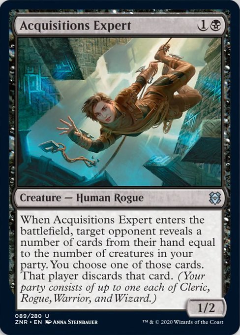 Acquisitions Expert (Zendikar Rising) Near Mint - Nick Nack's Full Frontal Attack