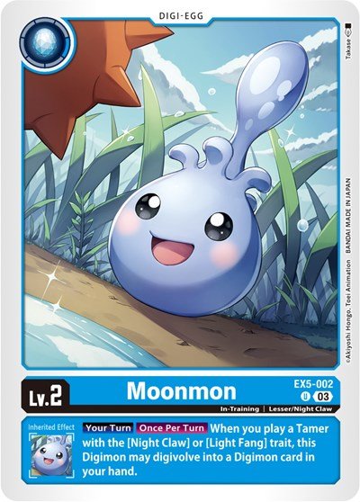 Moonmon (Animal Colosseum) Near Mint - Nick Nack's Full Frontal Attack