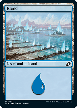 Island (265) (Ikoria: Lair of Behemoths) Near Mint - Nick Nack's Full Frontal Attack