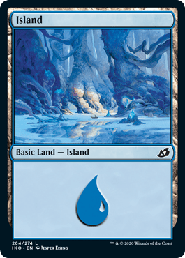 Island (264) (Ikoria: Lair of Behemoths) Near Mint - Nick Nack's Full Frontal Attack
