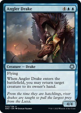 Angler Drake (Magic Game Night: Free - For - All) Near Mint - Nick Nack's Full Frontal Attack