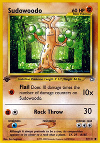 Sudowoodo (Neo Genesis) Light Play 1st Edition