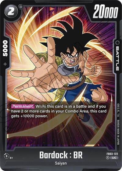 Bardock : BR (Raging Roar) Near Mint