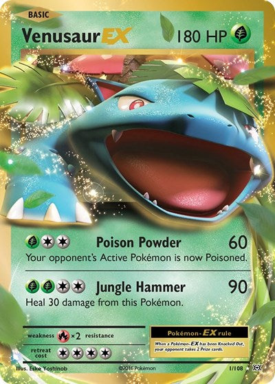 Venusaur EX (XY - Evolutions) Near Mint Holofoil