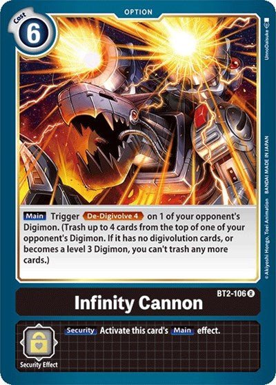 Infinity Cannon (Release Special Booster) Near Mint - Nick Nack's Full Frontal Attack