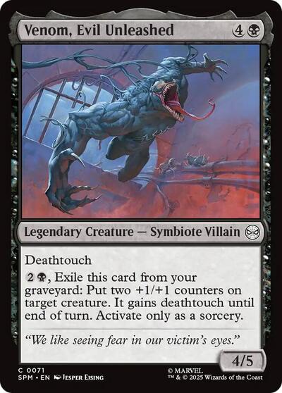 Venom, Evil Unleashed (Marvel's Spider - Man) Near Mint - Nick Nack's Full Frontal Attack