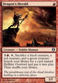Dragon's Herald (Shards of Alara) Light Play - Nick Nack's Full Frontal Attack
