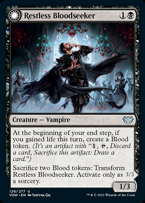 Restless Bloodseeker / Bloodsoaked Reveler (Innistrad: Crimson Vow) Near Mint