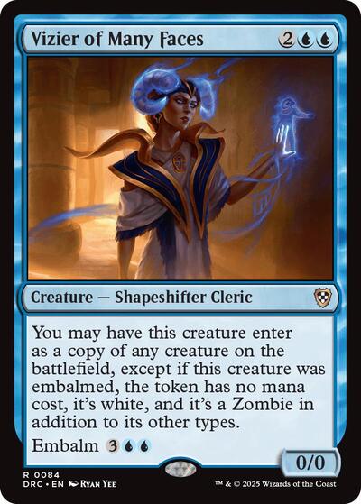 Vizier of Many Faces (Commander: Aetherdrift) Near Mint - Nick Nack's Full Frontal Attack