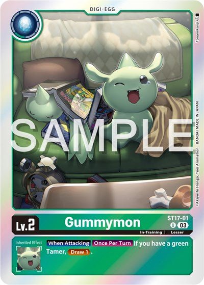 Gummymon (Starter Deck 17: Double Typhoon Advanced Deck Set) Near Mint Foil - Nick Nack's Full Frontal Attack