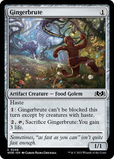 Gingerbrute (Wilds of Eldraine) Near Mint - Nick Nack's Full Frontal Attack