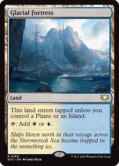 Glacial Fortress (Commander: Edge of Eternities) Near Mint - Nick Nack's Full Frontal Attack