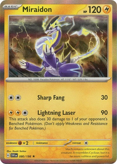 Miraidon (Scarlet and Violet: Base Set) Near Mint Holofoil