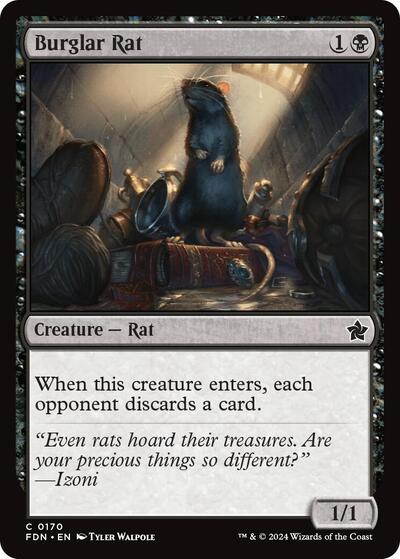Burglar Rat (Foundations) Near Mint - Nick Nack's Full Frontal Attack