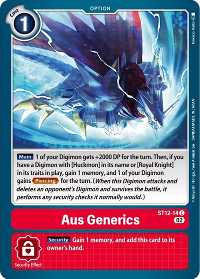 Aus Generics (Starter Deck 12: Jesmon) Near Mint