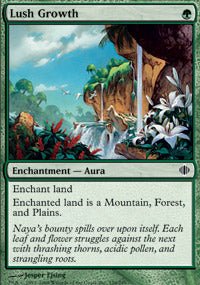 Lush Growth (Shards of Alara) Light Play - Nick Nack's Full Frontal Attack