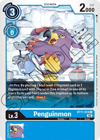 Penguinmon (Dimensional Phase) Near Mint - Nick Nack's Full Frontal Attack