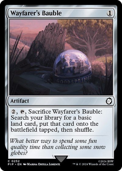 Wayfarer's Bauble (Universes Beyond: Fallout) Near Mint Foil - Nick Nack's Full Frontal Attack