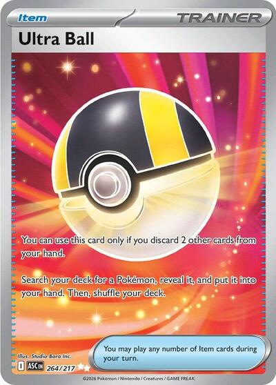 Ultra Ball - 264 (ME: Ascended Heroes) Near Mint Holofoil
