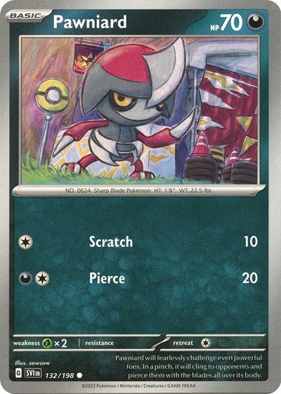 Pawniard (Scarlet and Violet: Base Set) Near Mint - Nick Nack's Full Frontal Attack