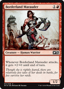 Borderland Marauder (Welcome Deck 2016) Near Mint - Nick Nack's Full Frontal Attack