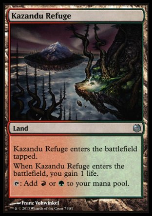 Kazandu Refuge (Duel Decks: Heroes vs Monsters) Near Mint - Nick Nack's Full Frontal Attack