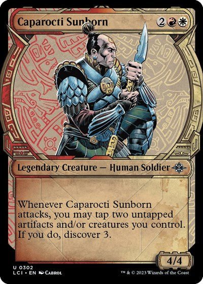 Caparocti Sunborn (Showcase) (The Lost Caverns of Ixalan) Near Mint - Nick Nack's Full Frontal Attack
