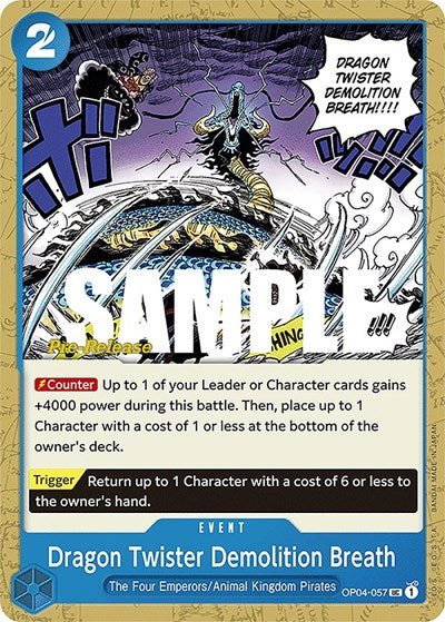 Dragon Twister Demolition Breath (Kingdoms of Intrigue Pre - Release Cards) Near Mint - Nick Nack's Full Frontal Attack