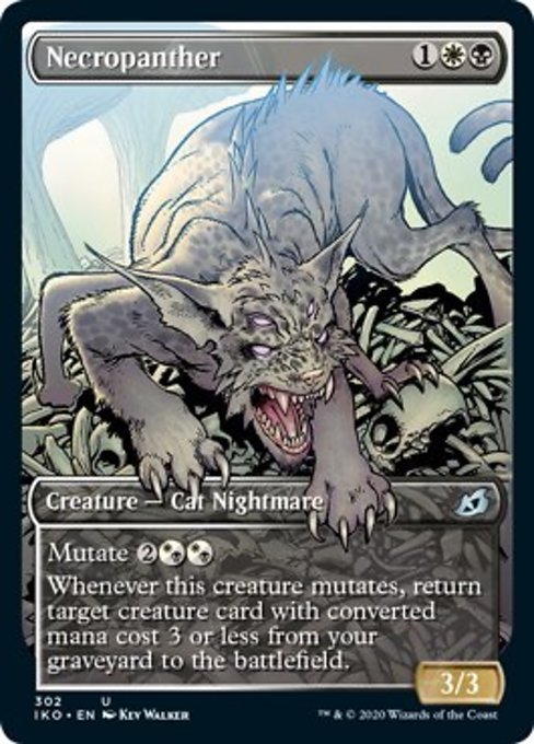 Necropanther (Showcase) (Ikoria: Lair of Behemoths) Near Mint - Nick Nack's Full Frontal Attack