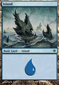 Island (237) (Shards of Alara) Light Play - Nick Nack's Full Frontal Attack