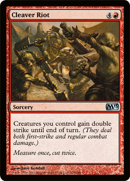 Cleaver Riot (Magic 2013 Core Set) Light Play