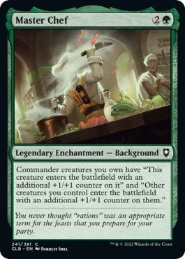 Master Chef (Commander Legends: Battle for Baldur's Gate) Near Mint - Nick Nack's Full Frontal Attack