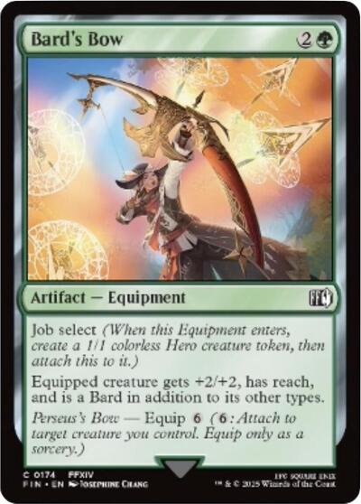 Bard's Bow (Universes Beyond: FINAL FANTASY) Near Mint Foil - Nick Nack's Full Frontal Attack