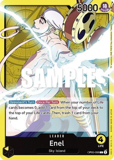 Enel (098) (Awakening of the New Era) Near Mint - Nick Nack's Full Frontal Attack