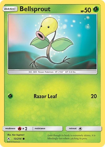 Bellsprout (SM - Unbroken Bonds) Near Mint - Nick Nack's Full Frontal Attack
