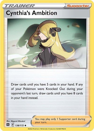 Cynthia's Ambition (SWSH09: Brilliant Stars) Near Mint - Nick Nack's Full Frontal Attack