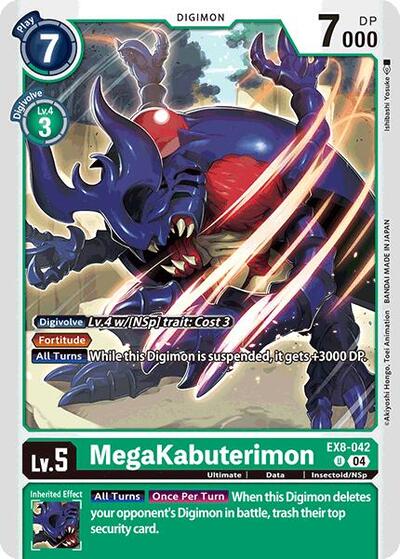 MegaKabuterimon (Chain of Liberation) Near Mint - Nick Nack's Full Frontal Attack
