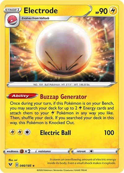 Electrode (SWSH04: Vivid Voltage) Near Mint Holofoil - Nick Nack's Full Frontal Attack