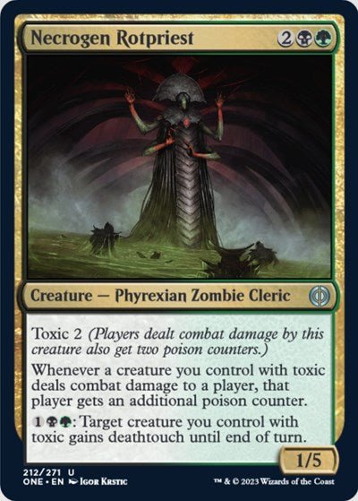 Necrogen Rotpriest (Phyrexia: All Will Be One) Near Mint - Nick Nack's Full Frontal Attack