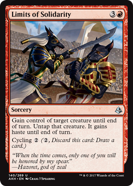 Limits of Solidarity (Amonkhet) Near Mint - Nick Nack's Full Frontal Attack