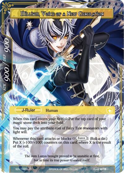 Millium, Prince of the Light Palace // Millium, Voice of a New Generation (L1 Starter Deck - Fairy Tale Force) Near Mint Foil