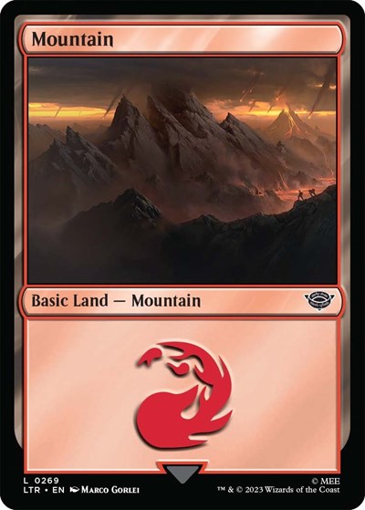 Mountain (0269) (Universes Beyond: The Lord of the Rings: Tales of Middle-earth) Near Mint - Nick Nack's Full Frontal Attack