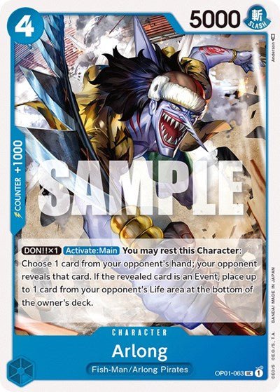 Arlong (Romance Dawn) Near Mint - Nick Nack's Full Frontal Attack