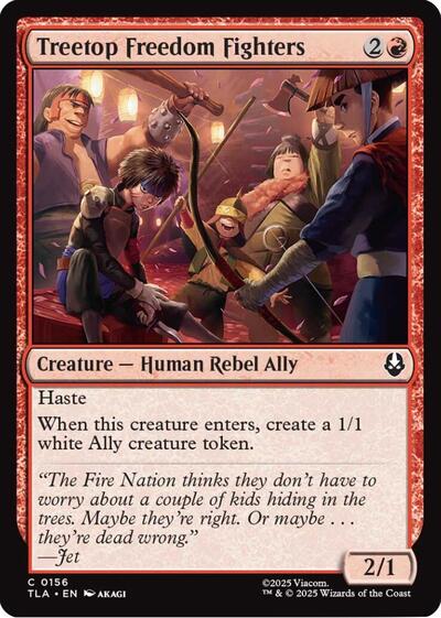 Treetop Freedom Fighters (Avatar: The Last Airbender) Near Mint - Nick Nack's Full Frontal Attack