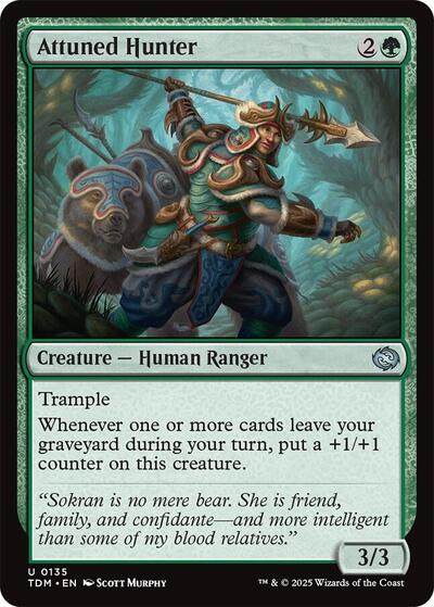 Attuned Hunter (Tarkir: Dragonstorm) Near Mint - Nick Nack's Full Frontal Attack