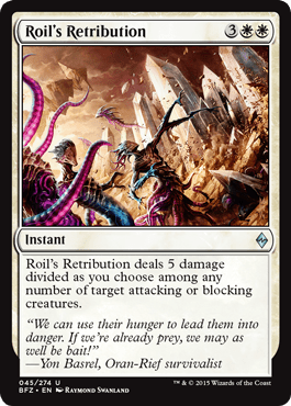 Roil's Retribution (Battle for Zendikar) Near Mint - Nick Nack's Full Frontal Attack