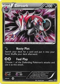 Zoroark - BW09 (Black and White Promos) Light Play Holofoil - Nick Nack's Full Frontal Attack