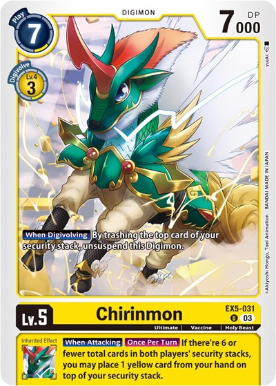 Chirinmon (Animal Colosseum) Near Mint