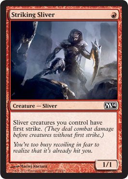 Striking Sliver (Magic 2014 Core Set) Near Mint - Nick Nack's Full Frontal Attack