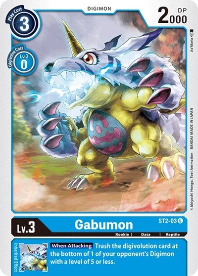 Gabumon (Starter Deck 02: Cocytus Blue) Near Mint - Nick Nack's Full Frontal Attack